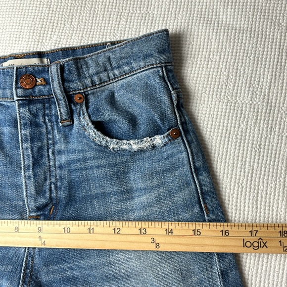Madewell Cruiser Straight Leg Button Fly Jeans - Picture 8 of 16
